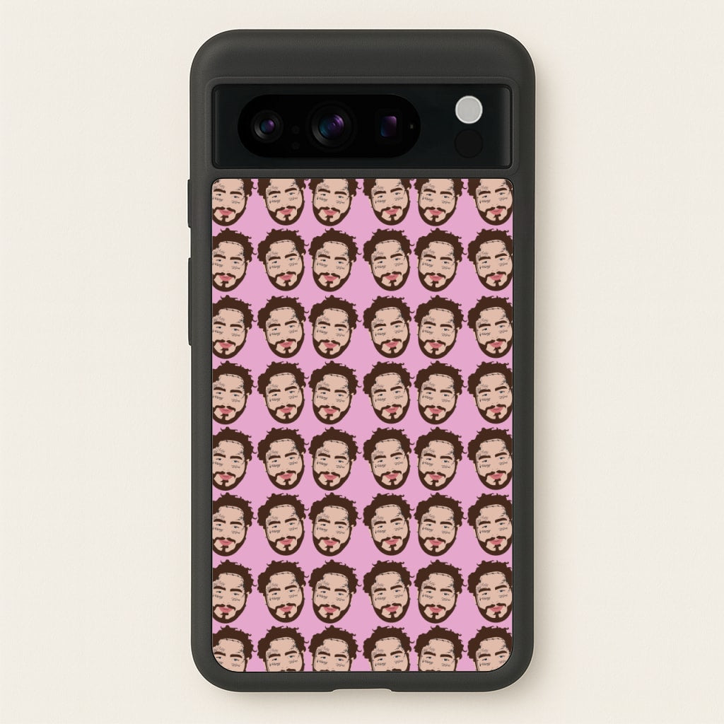 Malone Pattern - Post Malone Phone Case for Google Pixel 8 Pro