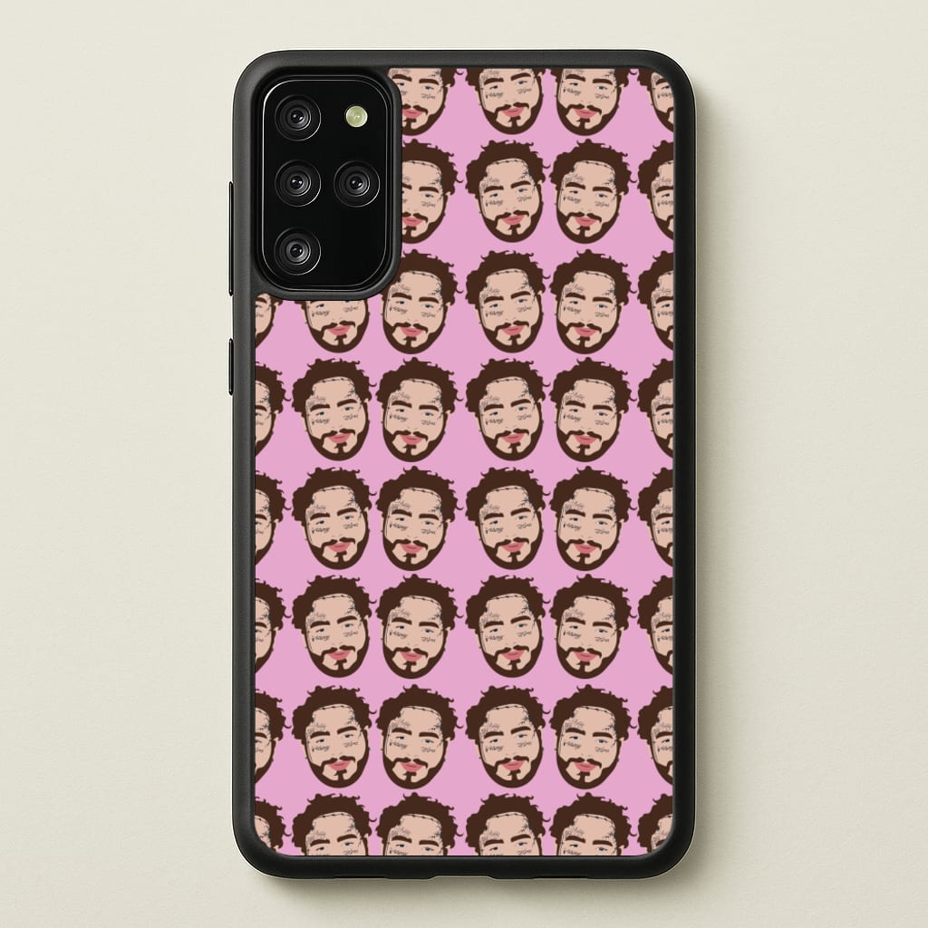 Malone Pattern - Post Malone Phone Case for Galaxy S20 Plus