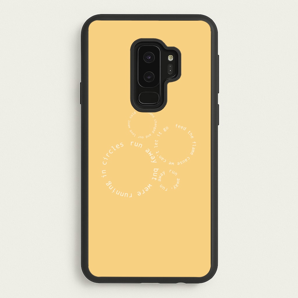 Running In Circles - Post - Post Malone Phone Case for Galaxy S9 Plus