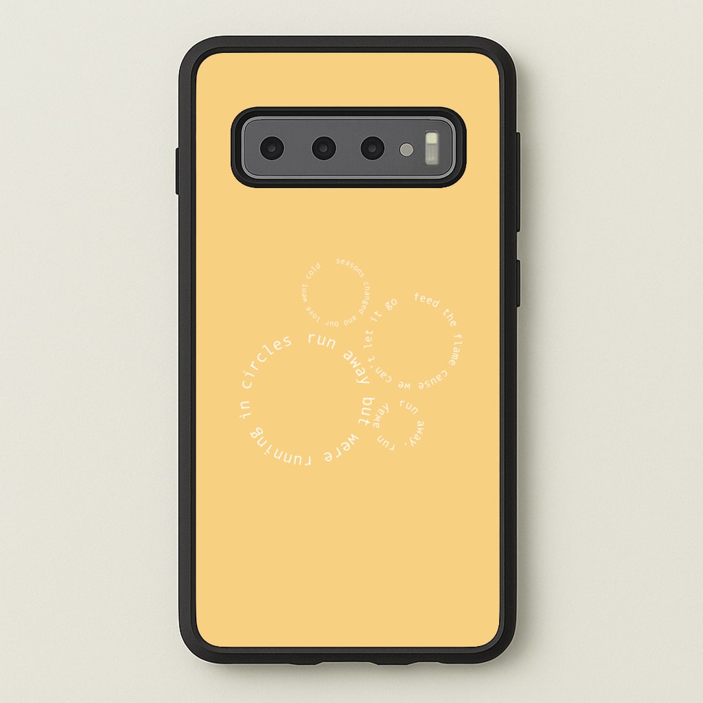Running In Circles - Post - Post Malone Phone Case for Galaxy S10 Plus