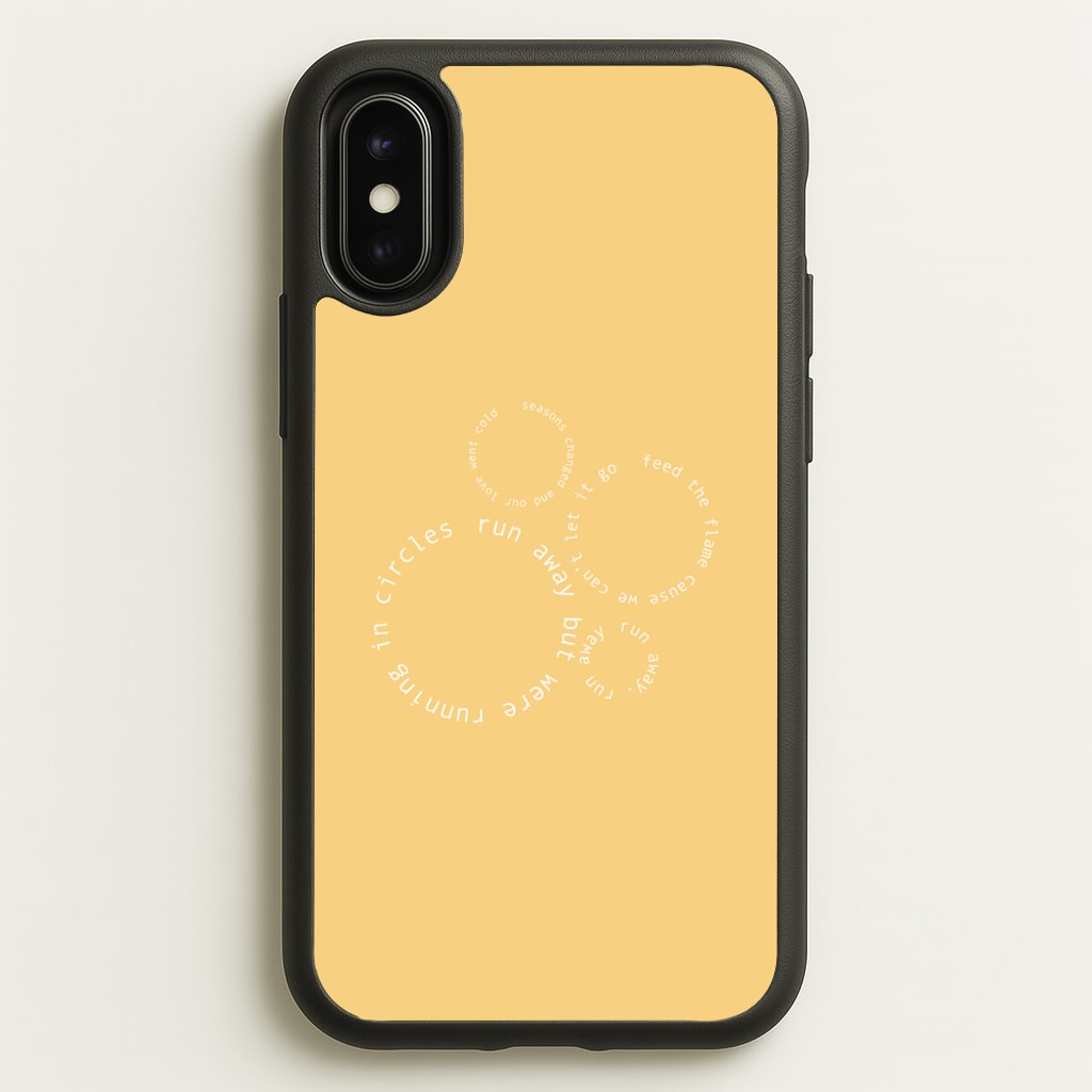 Running In Circles - Post - Post Malone Phone Case for iPhone X / XS