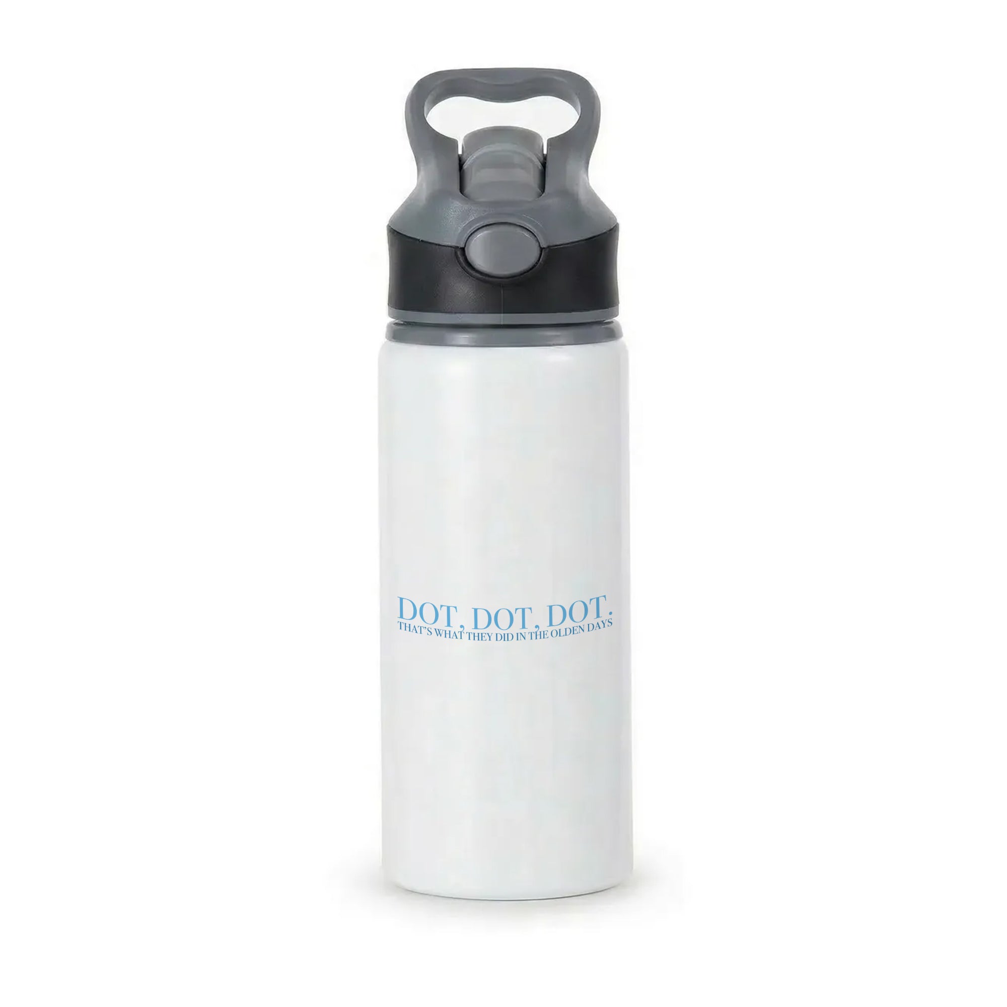 Dot, Dot, Dot Active Water Bottle - Black