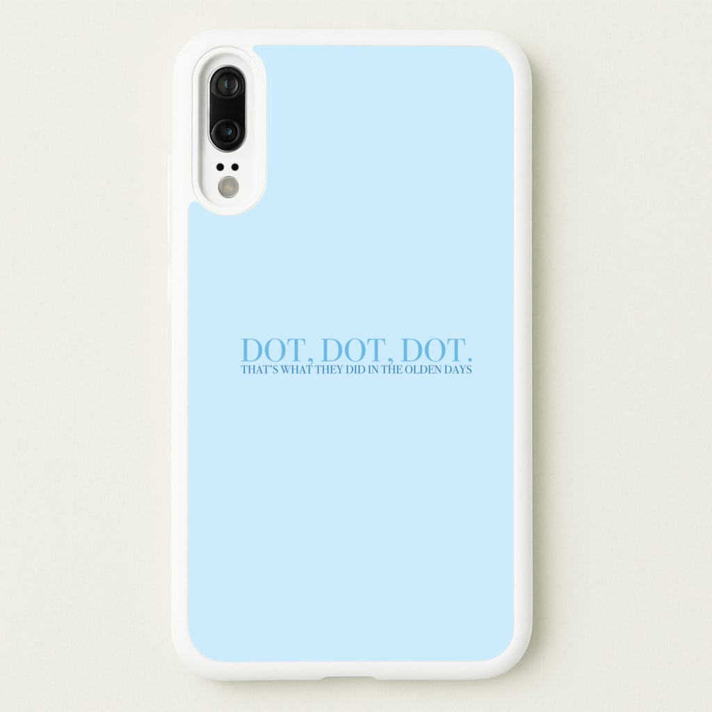 Dot, Dot, Dot - Mamma Mia Phone Case for Huawei P20