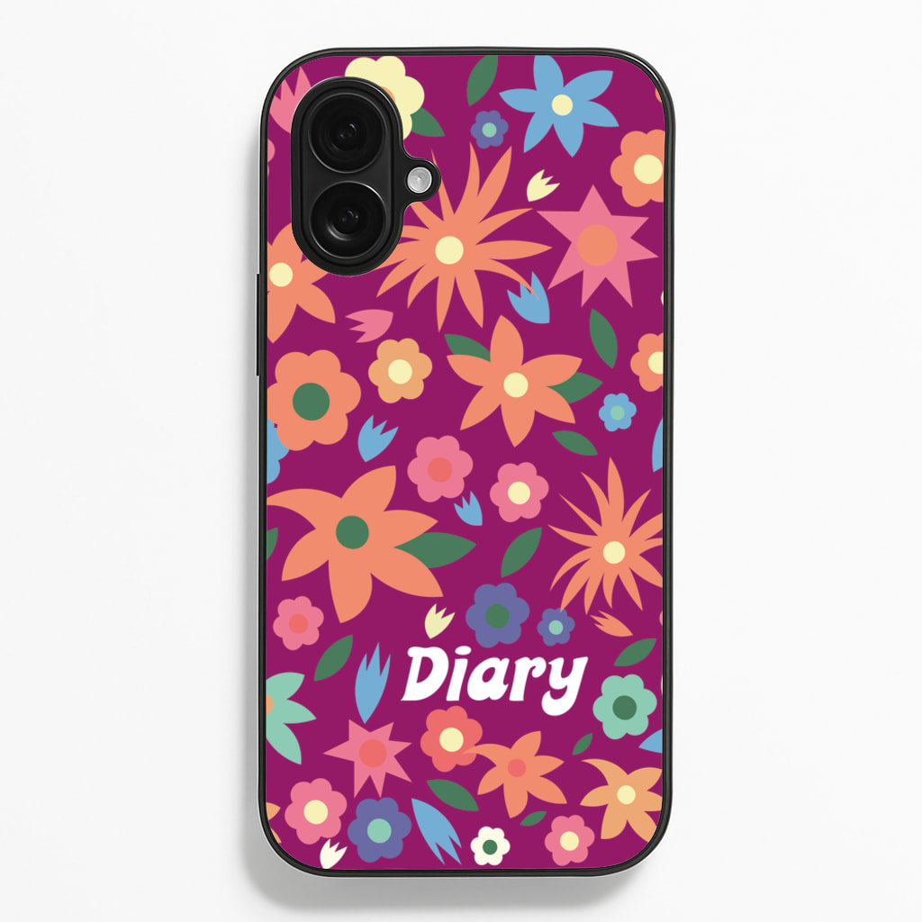 Diary - Mamma Mia Phone Case for iPhone 16 Plus