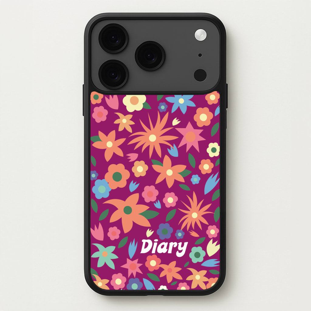Diary Phone Case for iPhone 17 Pro