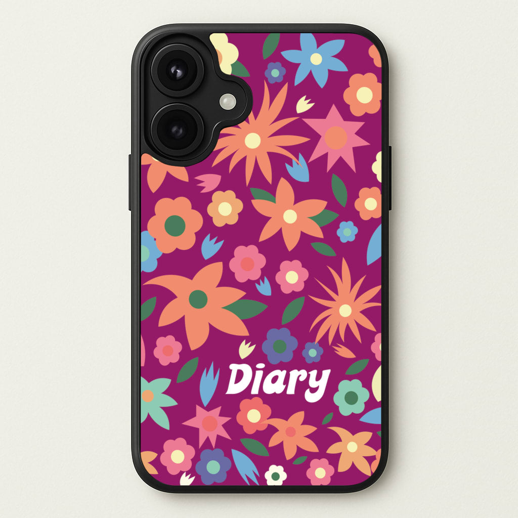 Diary Phone Case for iPhone 17
