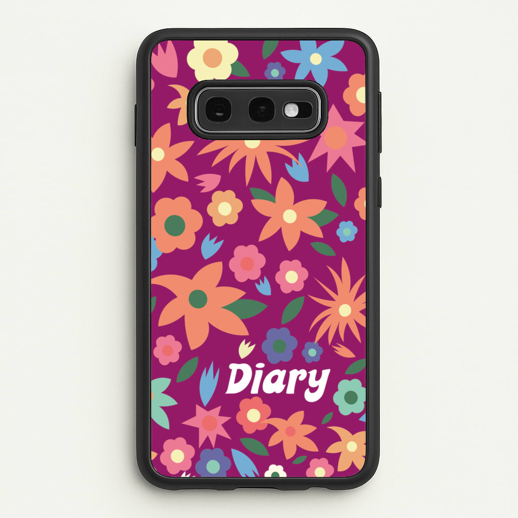 Diary - Mamma Mia Phone Case for Galaxy S10e