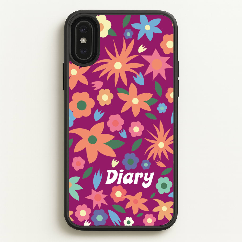 Diary - Mamma Mia Phone Case for iPhone XS Max