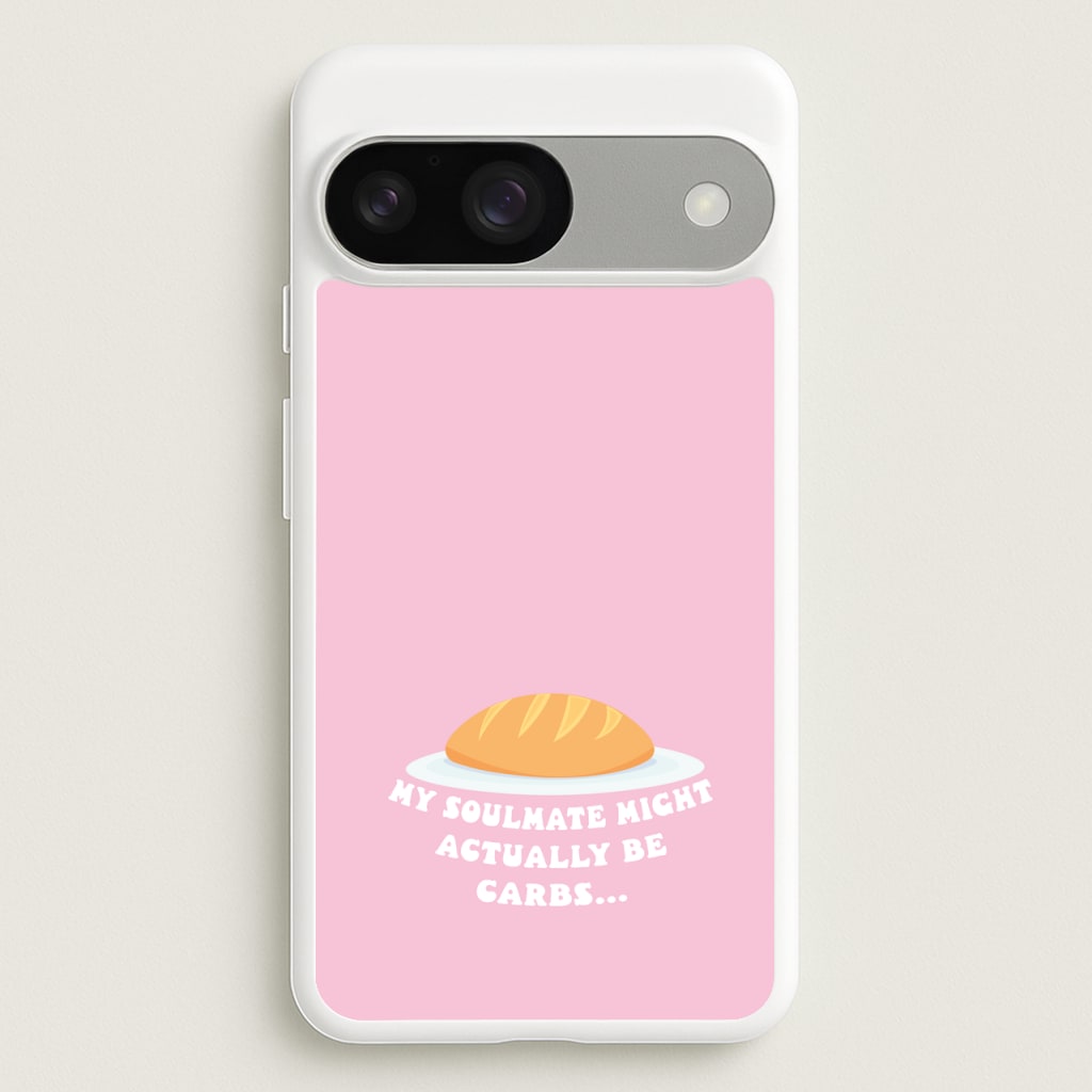 My Soulmate Might Actually Be Carbs - Mamma Mia Phone Case for Google Pixel 9 / 9 Pro