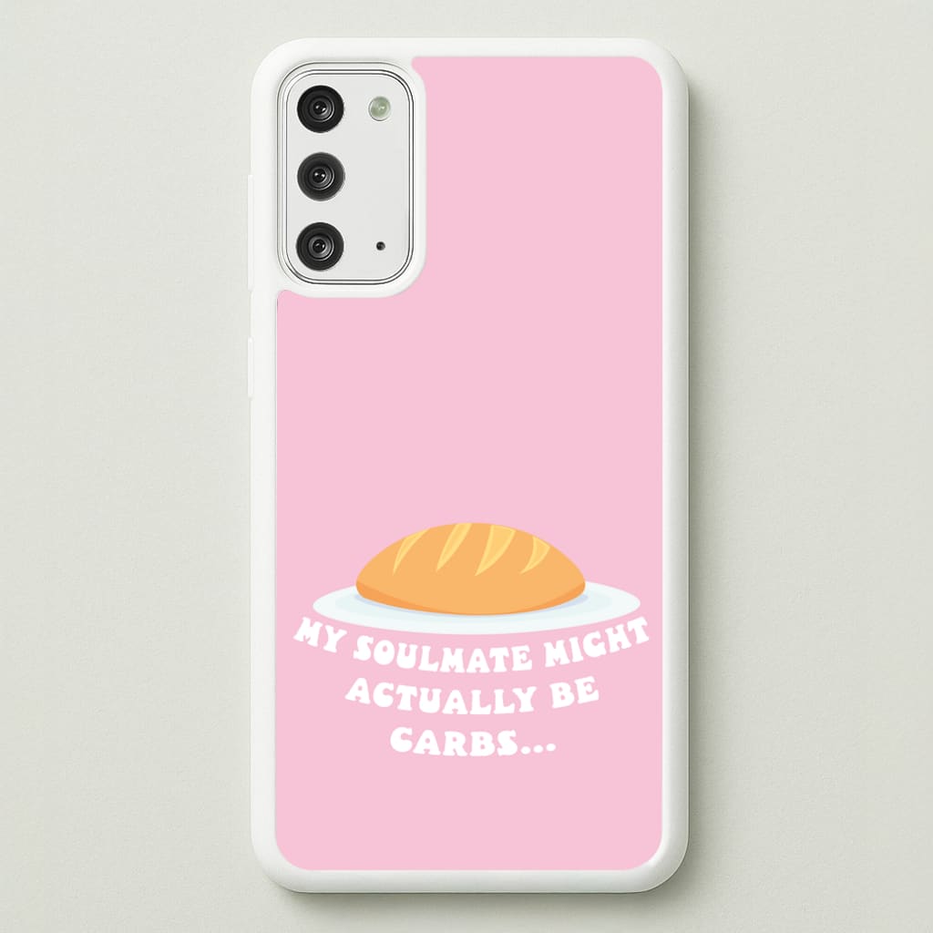 My Soulmate Might Actually Be Carbs - Mamma Mia Phone Case for Galaxy Note 20