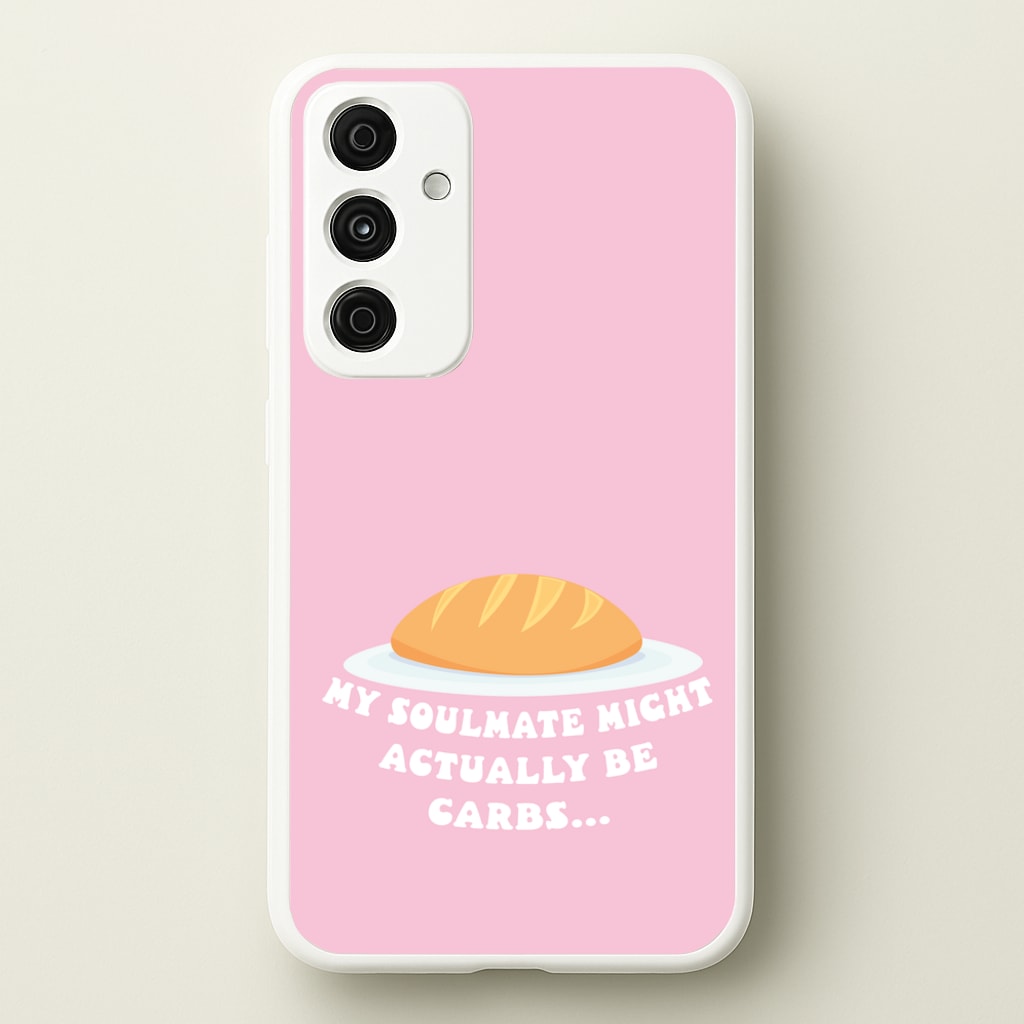 My Soulmate Might Actually Be Carbs - Mamma Mia Phone Case for Galaxy A35