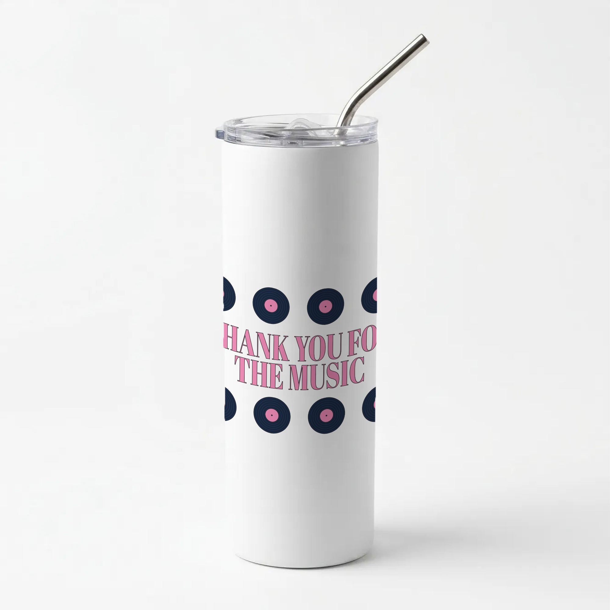 Thank You For The Music - Mamma Mia Skinny Tumbler