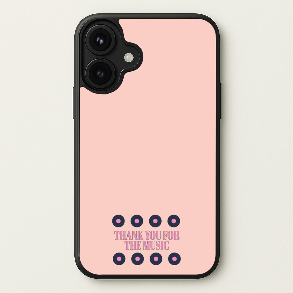 Thank You For The Music - Mamma Mia Phone Case for iPhone 17