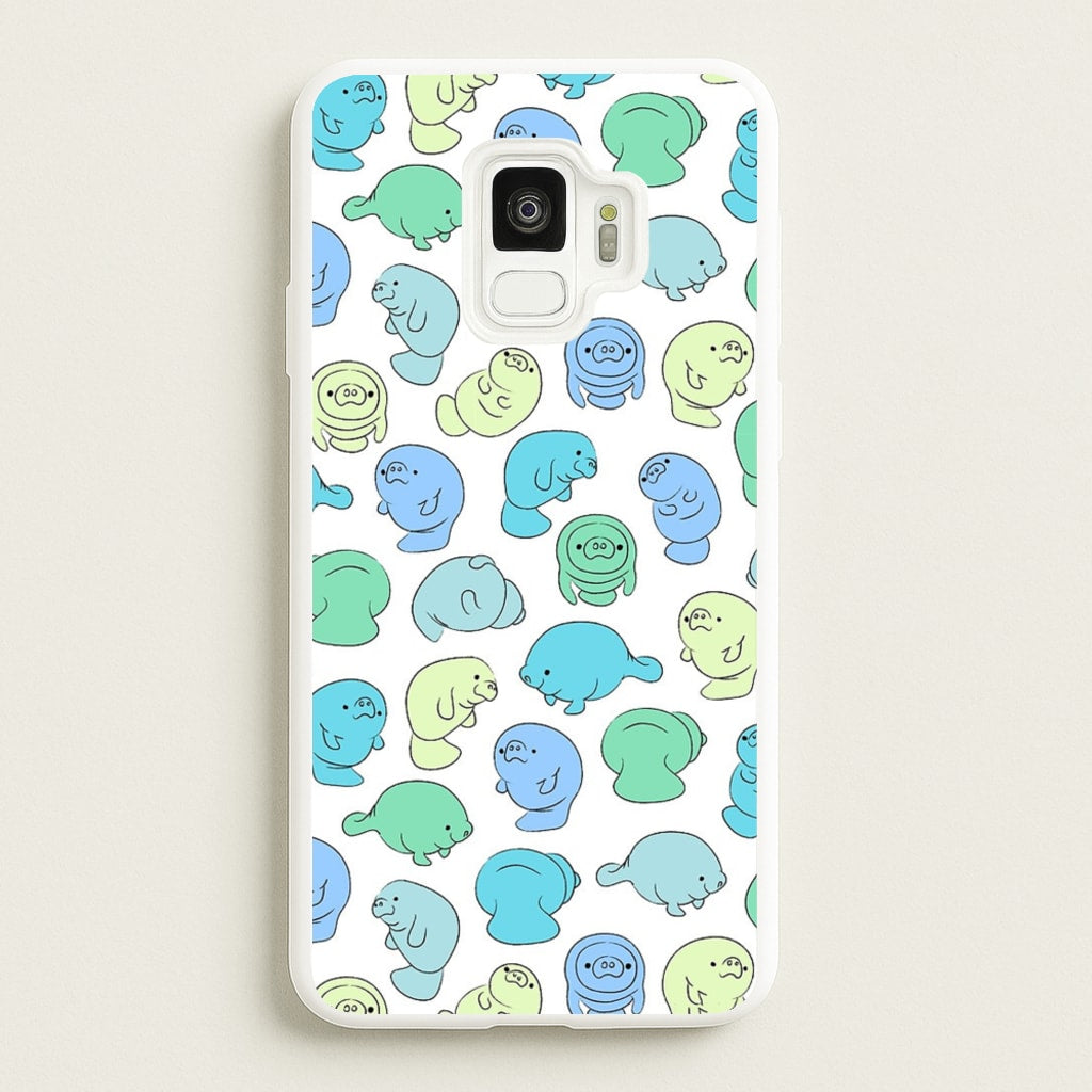 Manatee Party - Phone Case for Galaxy S9