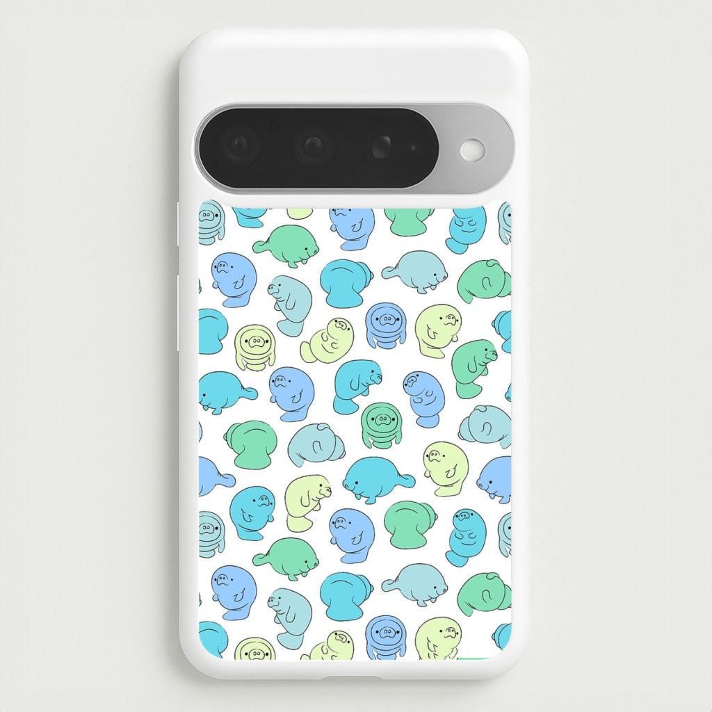 Manatee Party Phone Case for Google Pixel 10 Pro XL