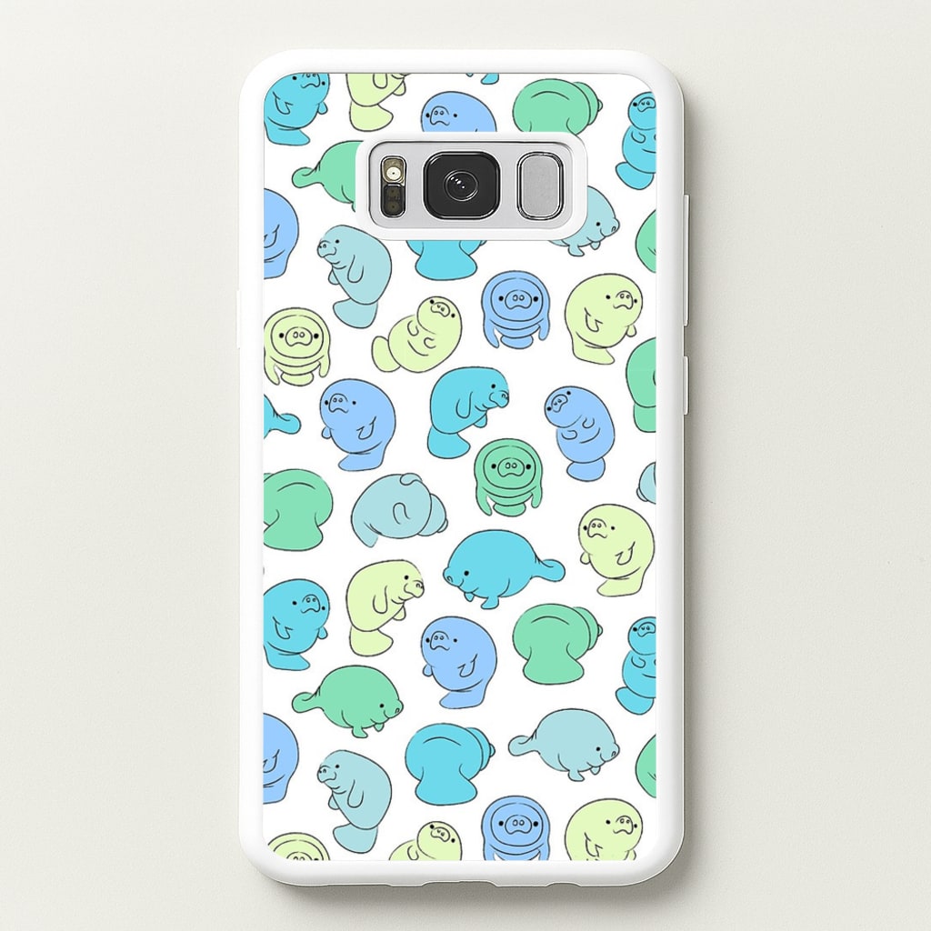 Manatee Party - Phone Case for Galaxy S8 Plus