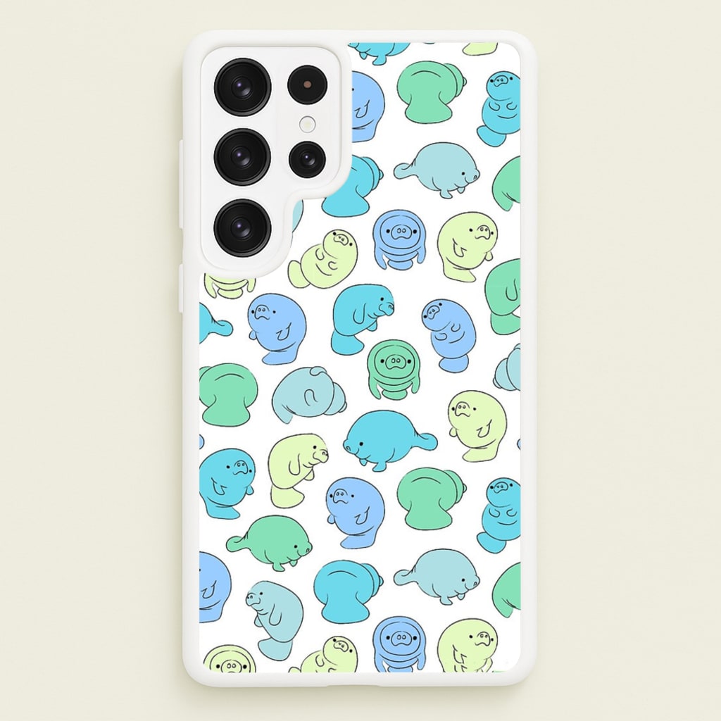 Manatee Party - Phone Case for Galaxy S22 Ultra