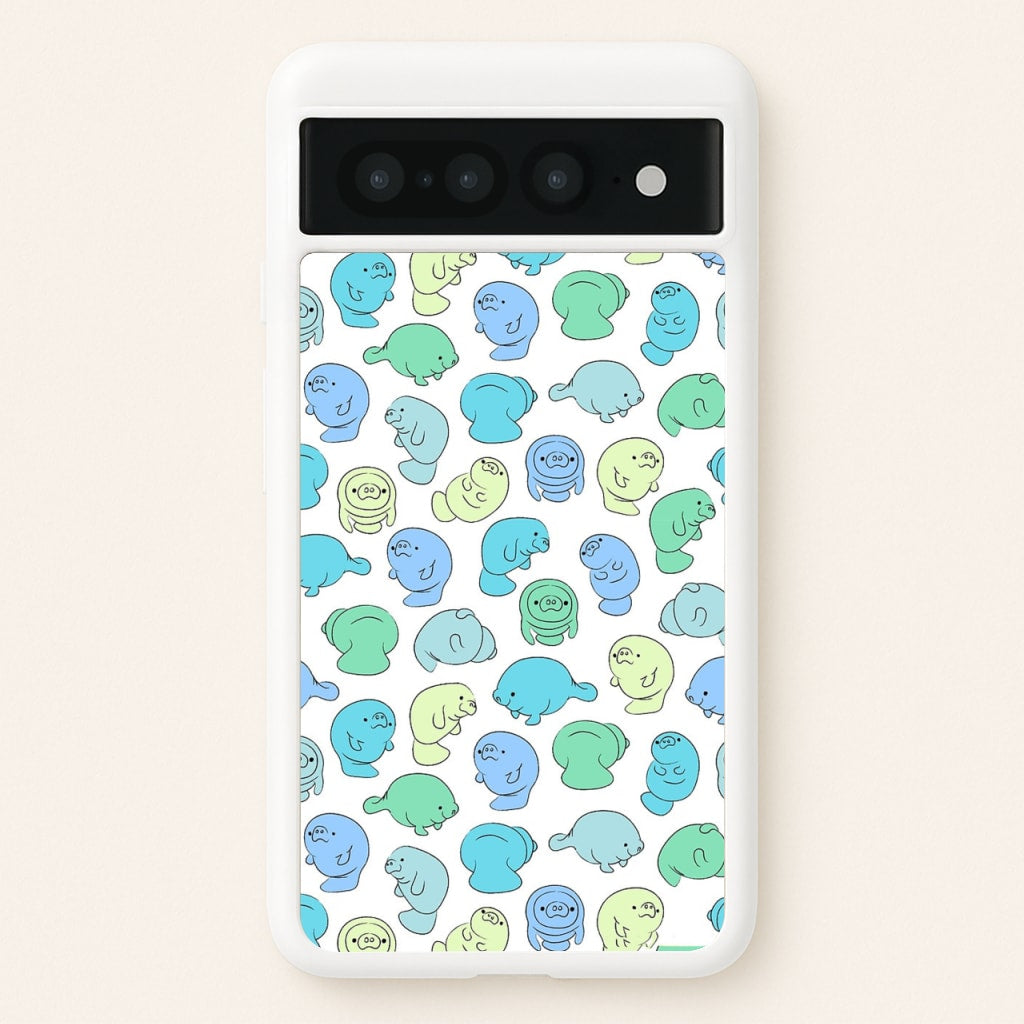 Manatee Party - Phone Case for Google Pixel 7 Pro