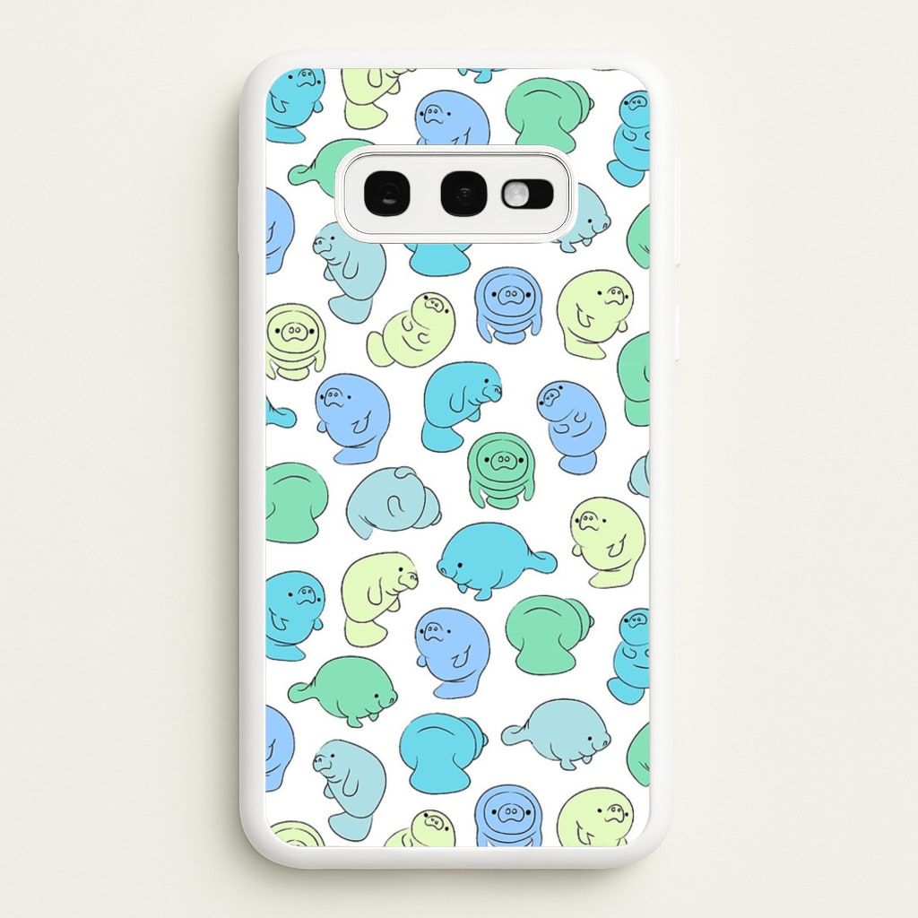 Manatee Party - Phone Case for Galaxy S10e