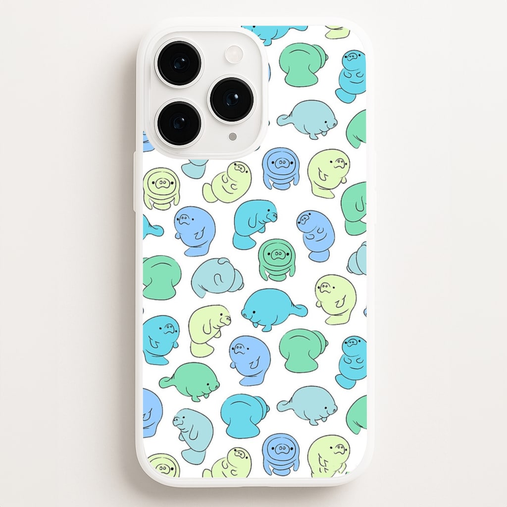 Manatee Party - Phone Case for iPhone 12 Pro Max
