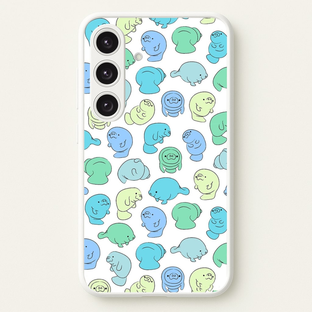 Manatee Party - Phone Case for Galaxy S24 Plus