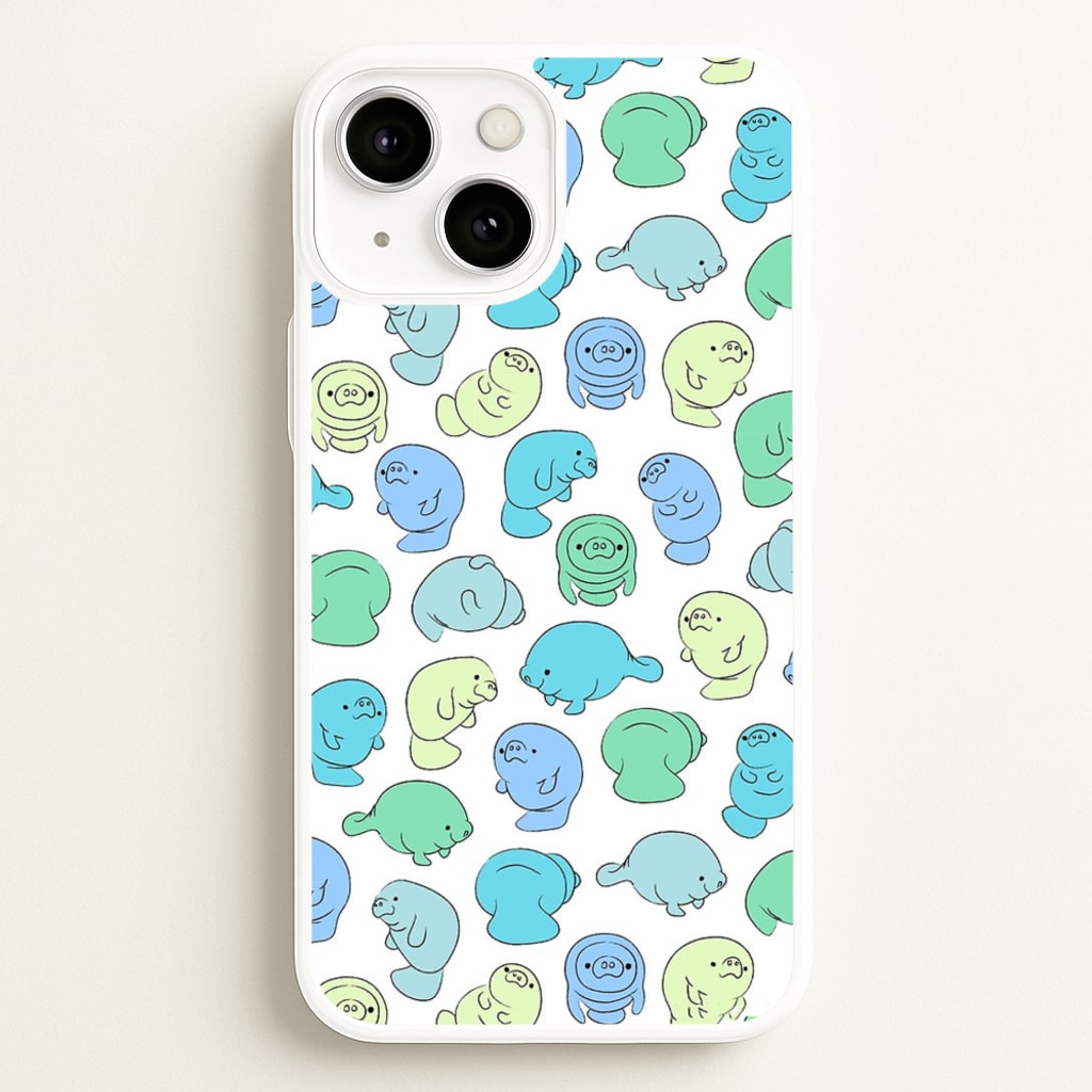 Manatee Party - Phone Case for iPhone 13 Mini