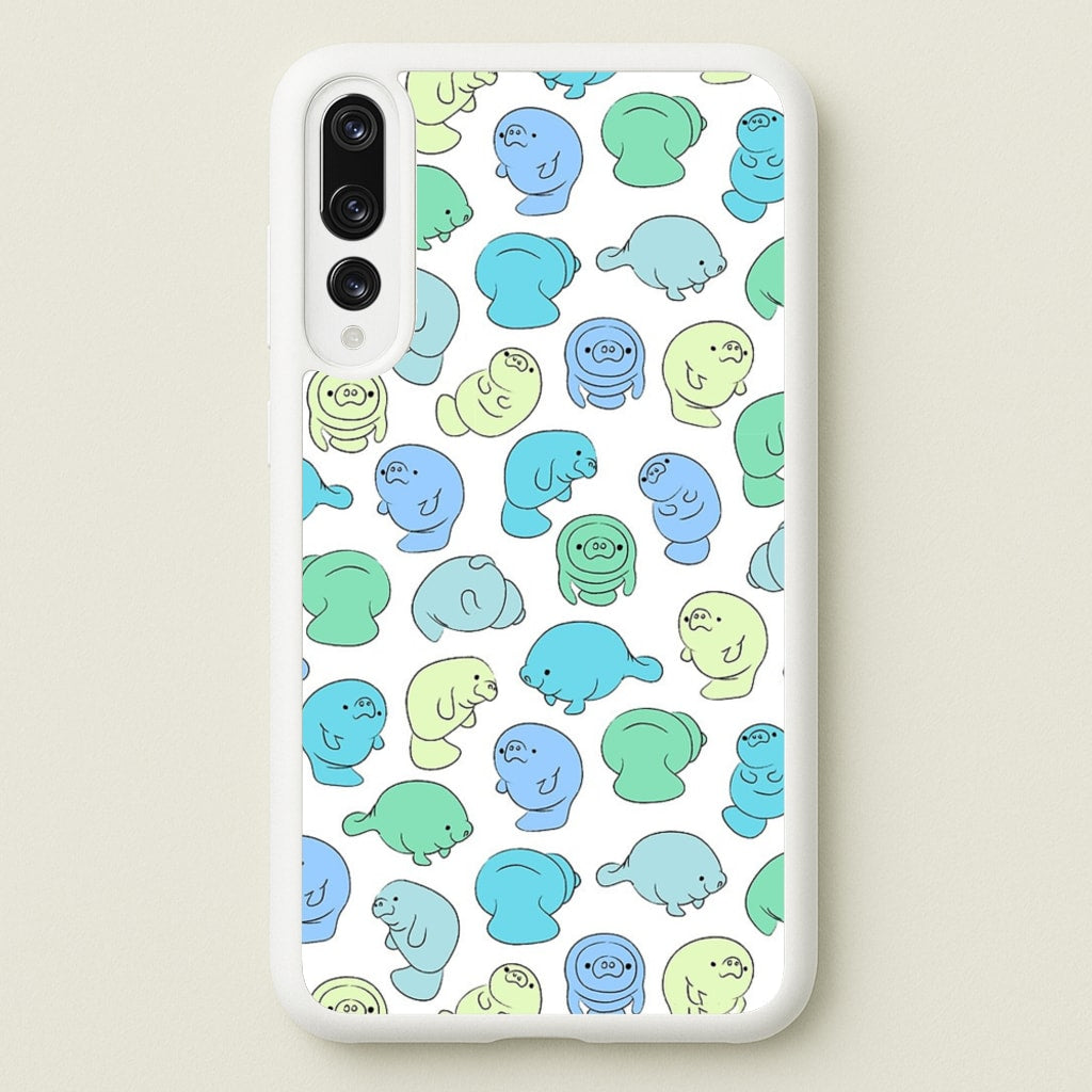 Manatee Party - Phone Case for Huawei P20 Pro