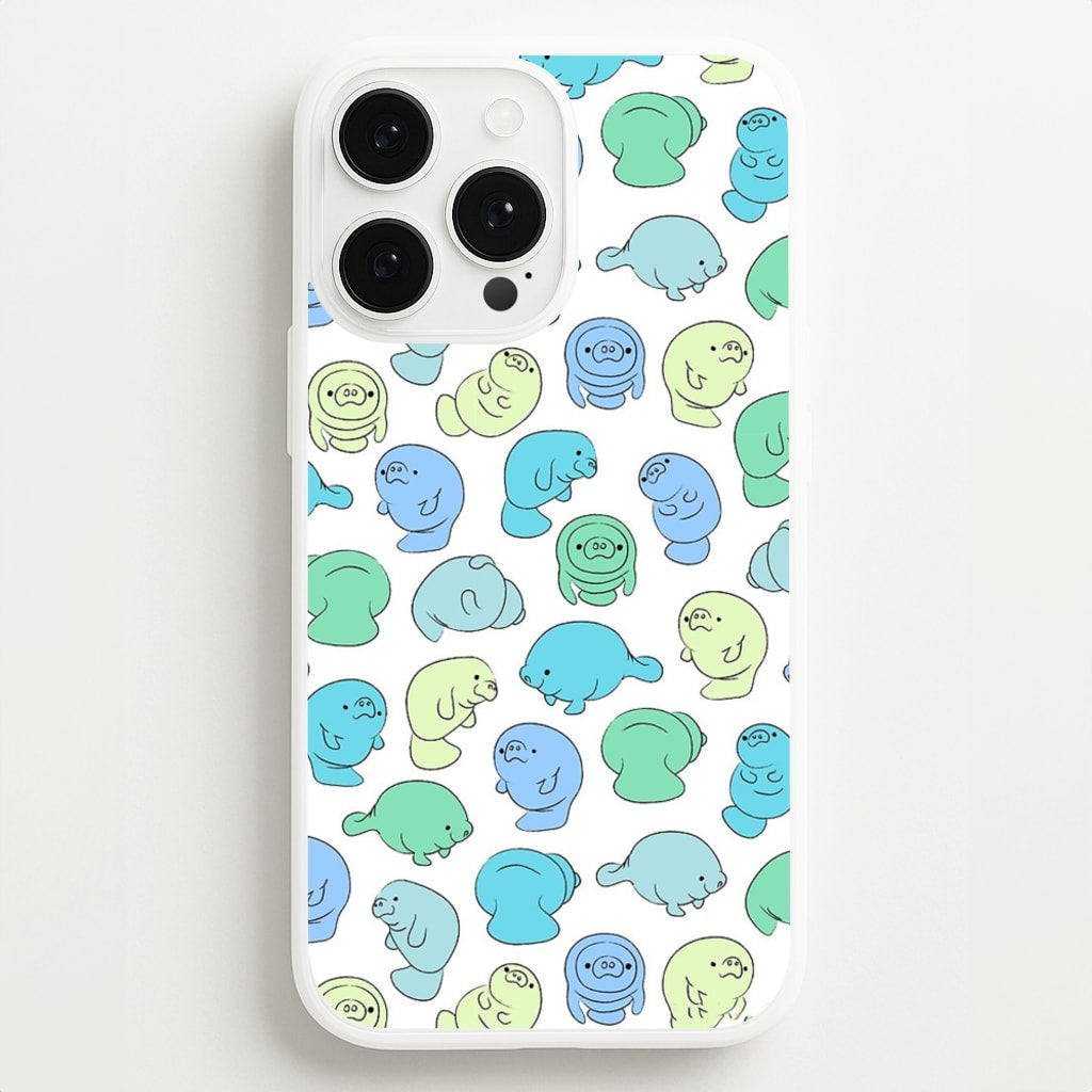 Manatee Party - Phone Case for iPhone 13 Pro Max