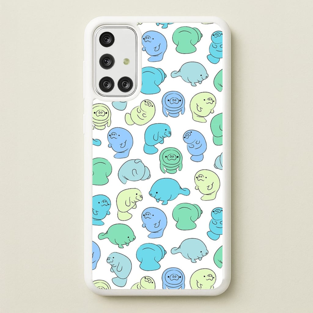 Manatee Party - Phone Case for Galaxy A71