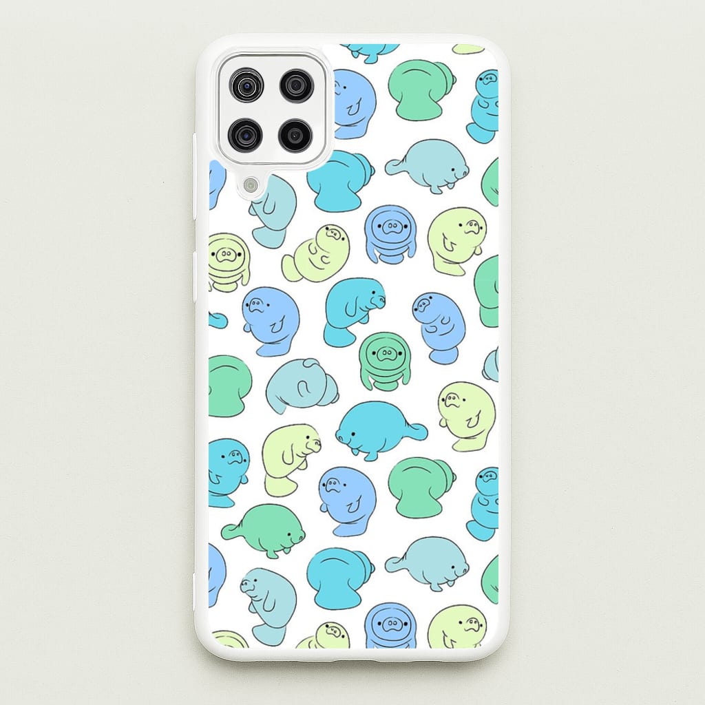 Manatee Party - Phone Case for Galaxy A12