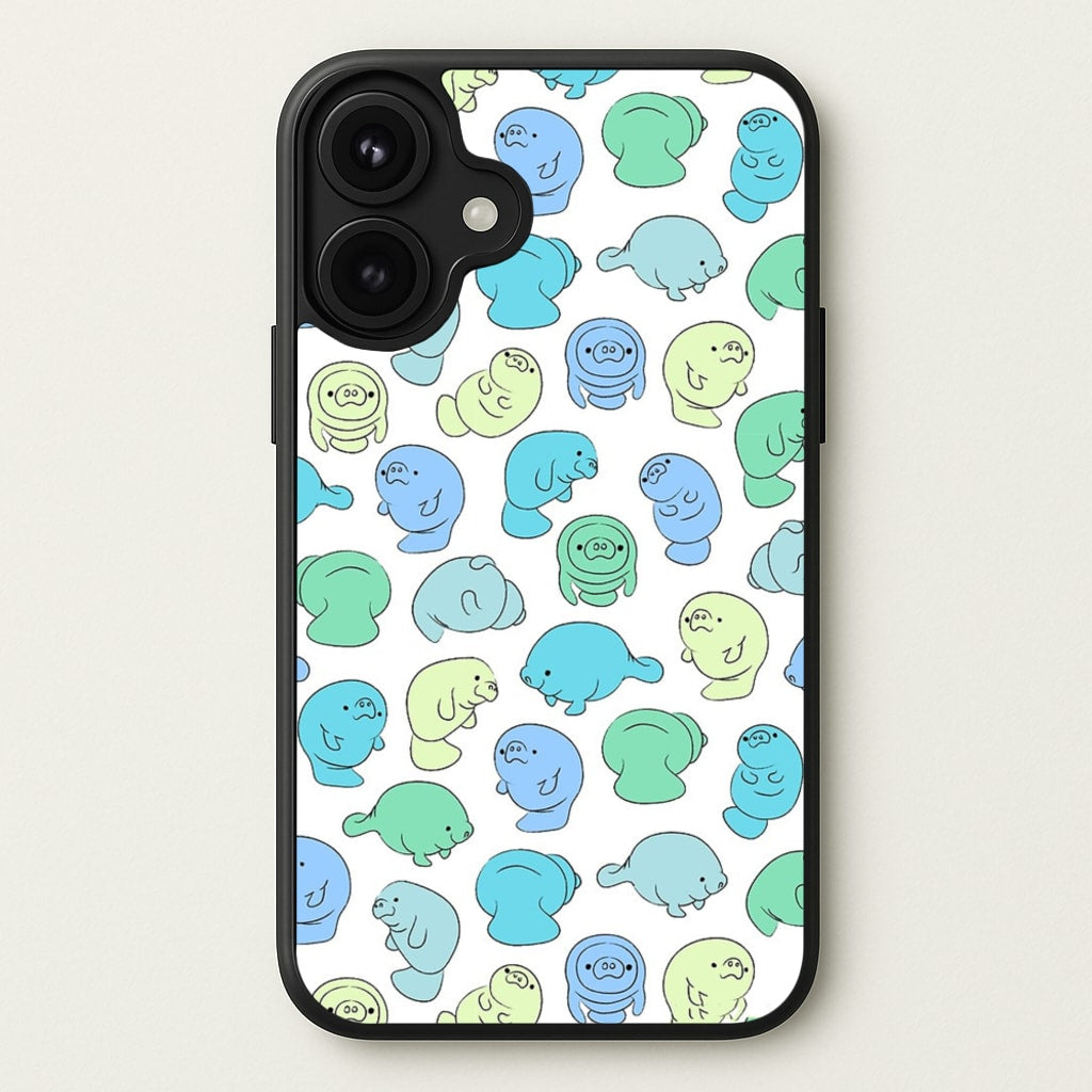 Manatee Party Phone Case for iPhone 17