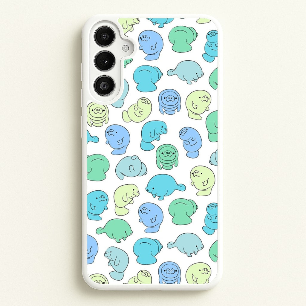 Manatee Party - Phone Case for Galaxy A34