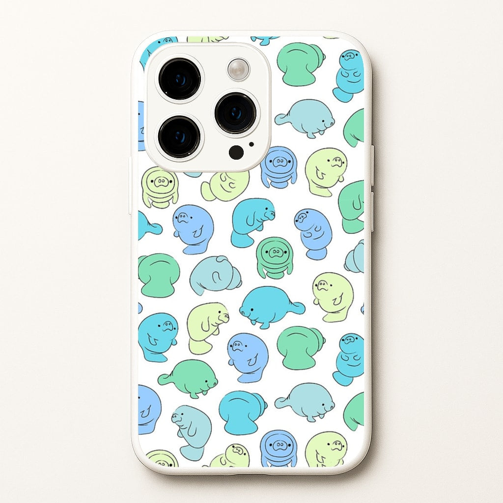 Manatee Party - Phone Case for iPhone 14 Pro