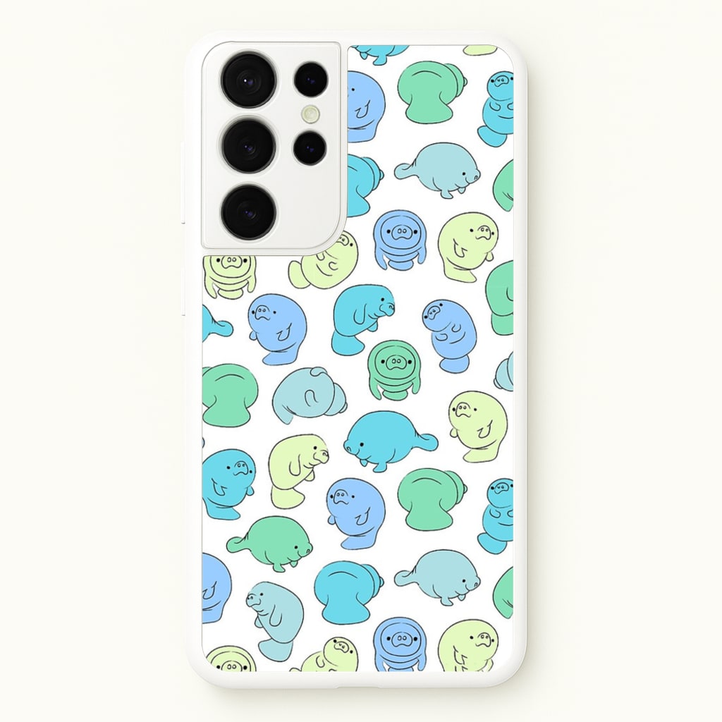 Manatee Party - Phone Case for Galaxy S21 Ultra