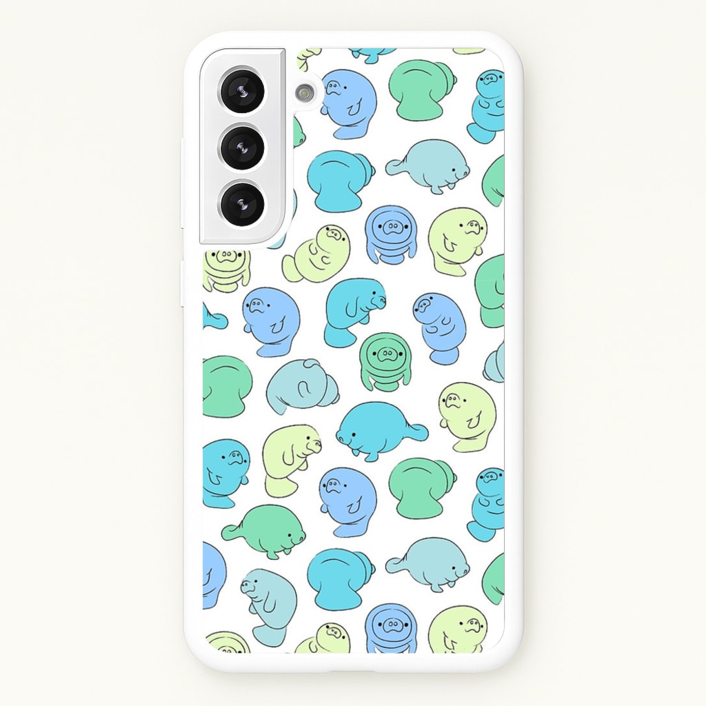 Manatee Party - Phone Case for Galaxy S21FE