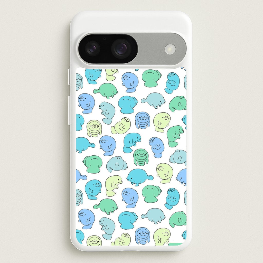 Manatee Party - Phone Case for Google Pixel 9 / 9 Pro