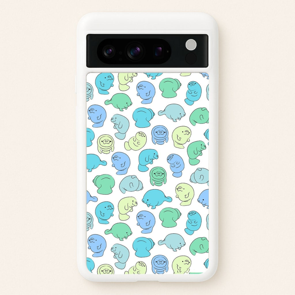 Manatee Party - Phone Case for Google Pixel 8 Pro