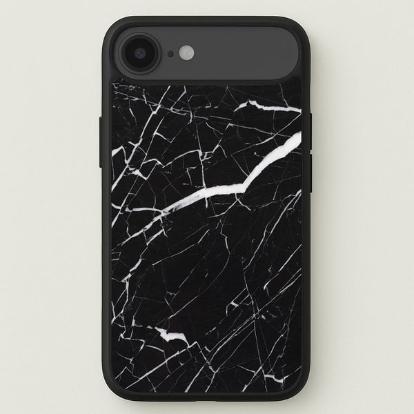 Black & White Marble Pattern Phone Case for iPhone 17 Air
