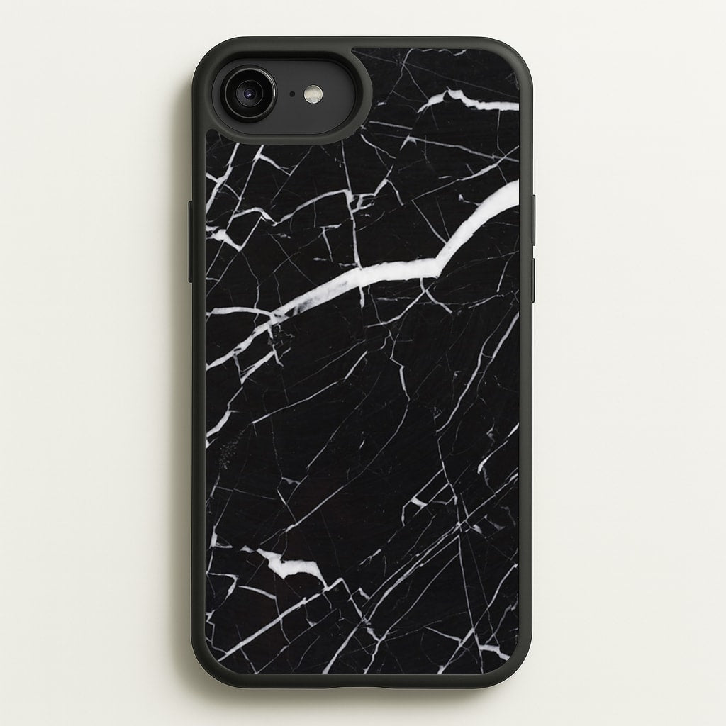 Black & White Marble Pattern - marble Phone Case for iPhone 6 Plus / 7 Plus / 8 Plus