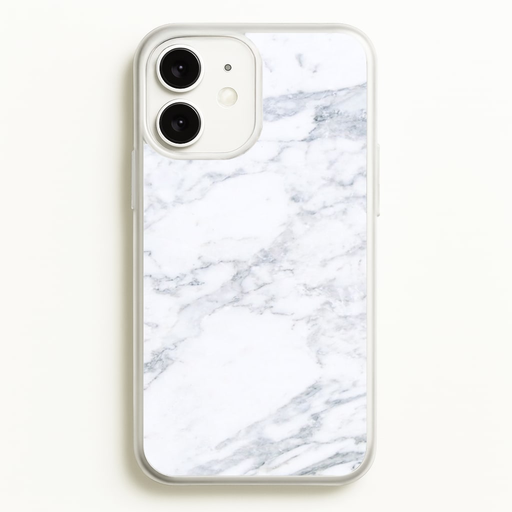 White Marble Pattern - marble Phone Case for iPhone 11