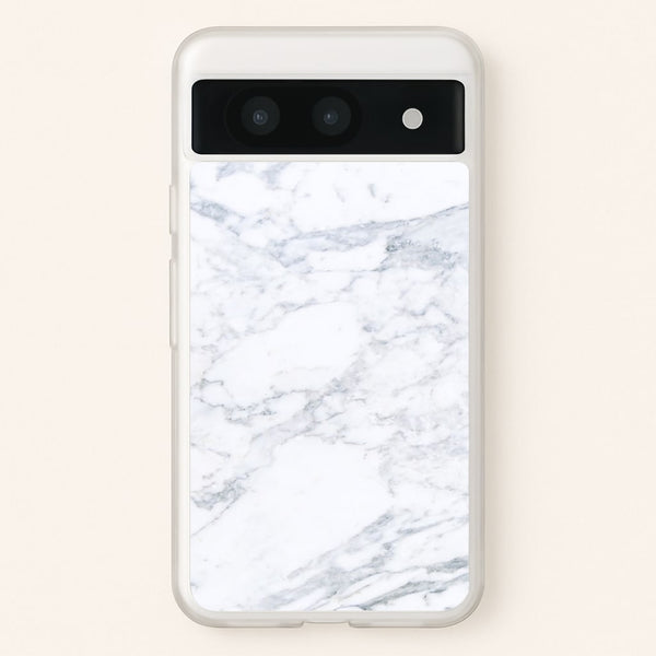 White Marble Pattern - marble Phone Case for Google Pixel 8a