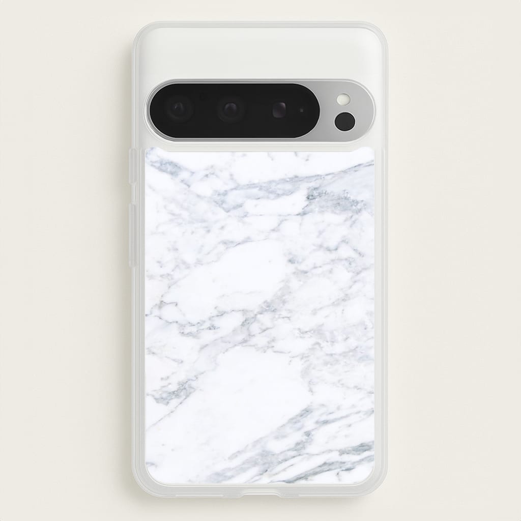 White Marble Pattern - marble Phone Case for Google Pixel 9 Pro XL