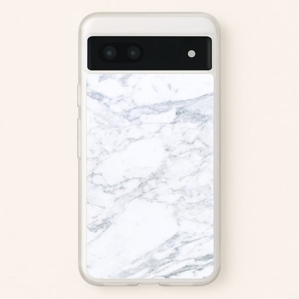 White Marble Pattern - marble Phone Case for Google Pixel 6a