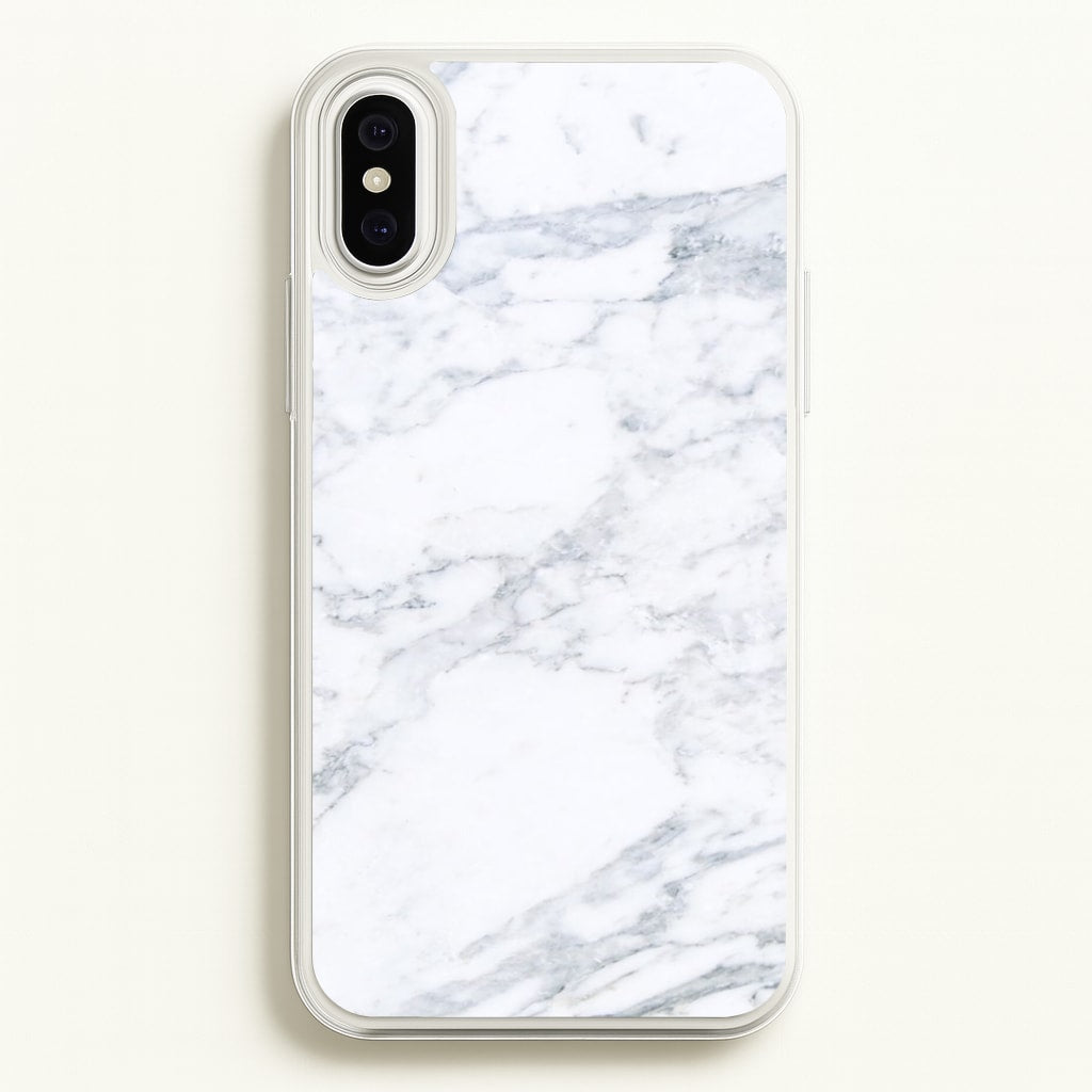 White Marble Pattern - marble Phone Case for iPhone XS Max