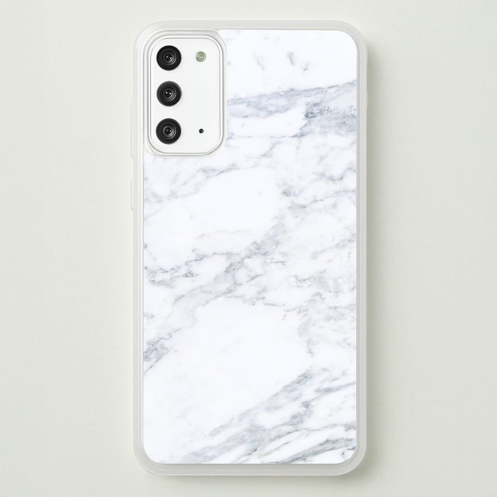 White Marble Pattern - marble Phone Case for Galaxy Note 20