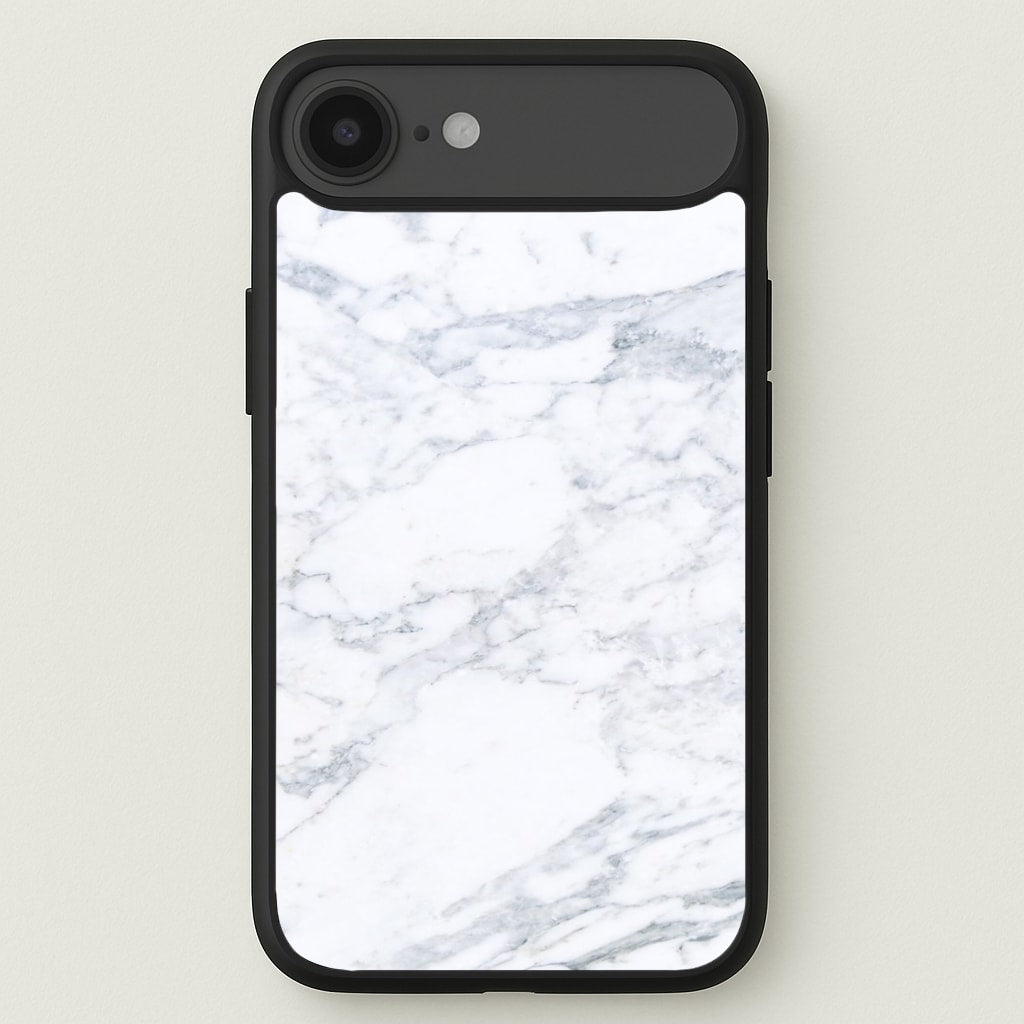 White Marble Pattern Phone Case for iPhone 17 Air