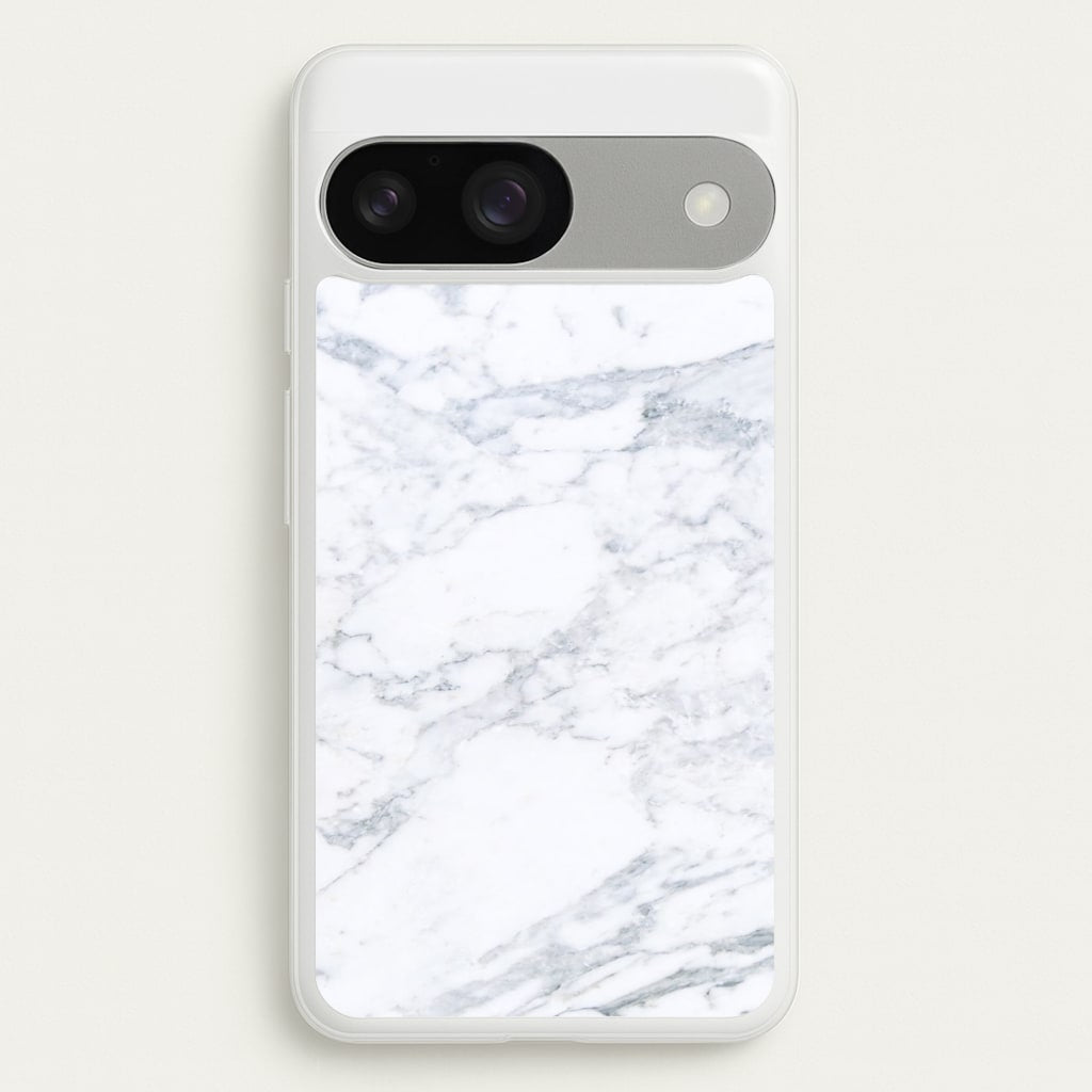 White Marble Pattern - marble Phone Case for Google Pixel 9 / 9 Pro