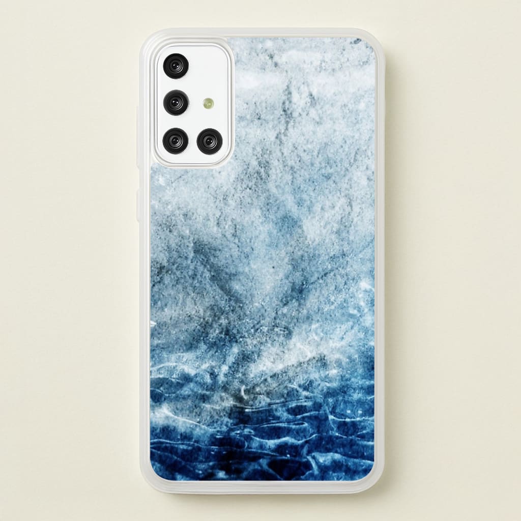 Sea Blue Marble - marble Phone Case for Galaxy A71