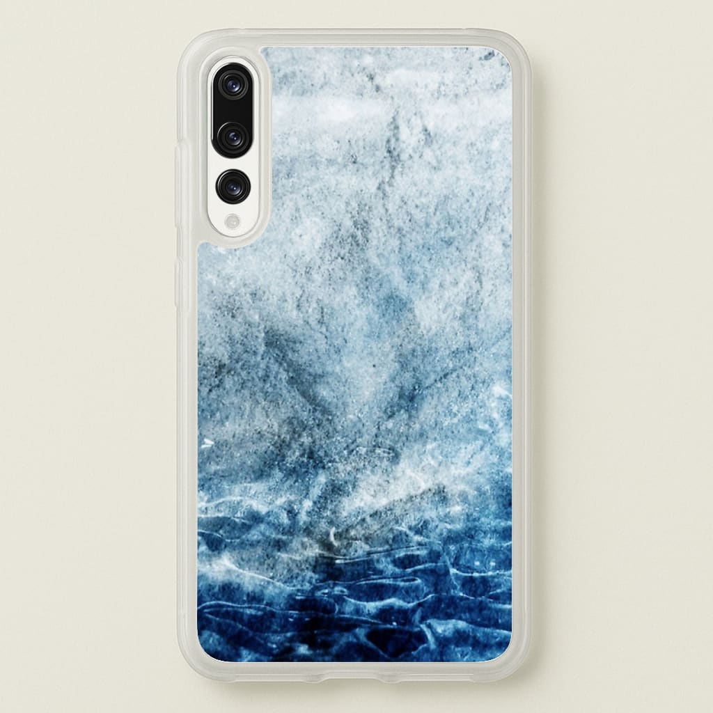 Sea Blue Marble - marble Phone Case for Huawei P20 Pro