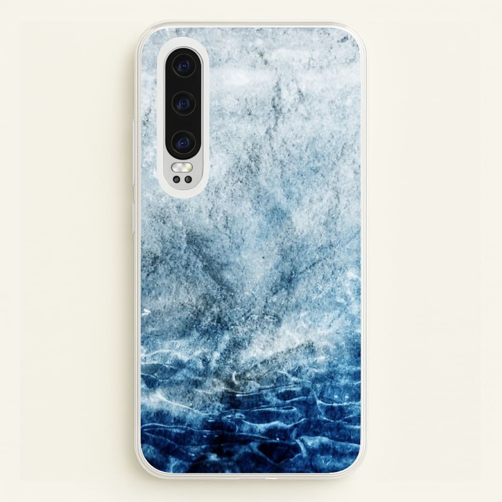 Sea Blue Marble - marble Phone Case for Huawei P30
